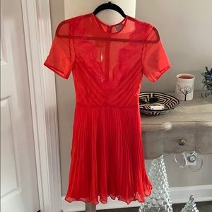 ASOS Red A-Line Dress NWT SIZE 0